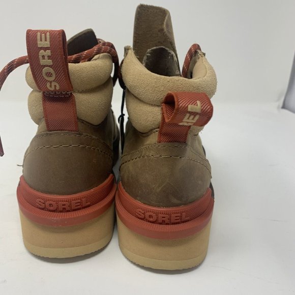 Sorel Hi-Line 2009121261 Hiker Boots Women's 6 Umber Tawny Buff Leather S0615‎ - Picture 6 of 10